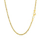 10k Yellow Gold Solid Diamond Cut Rope Chain (2.00 mm)Monde Trend