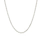 10k White Gold Singapore Chain  (1.10 mm)Monde Trend