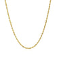 10k Yellow Gold Solid Diamond Cut Rope Chain (1.80 mm)Monde Trend