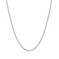 14k White Gold Diamond Cut Cable Link Chain (1.30 mm)Monde Trend