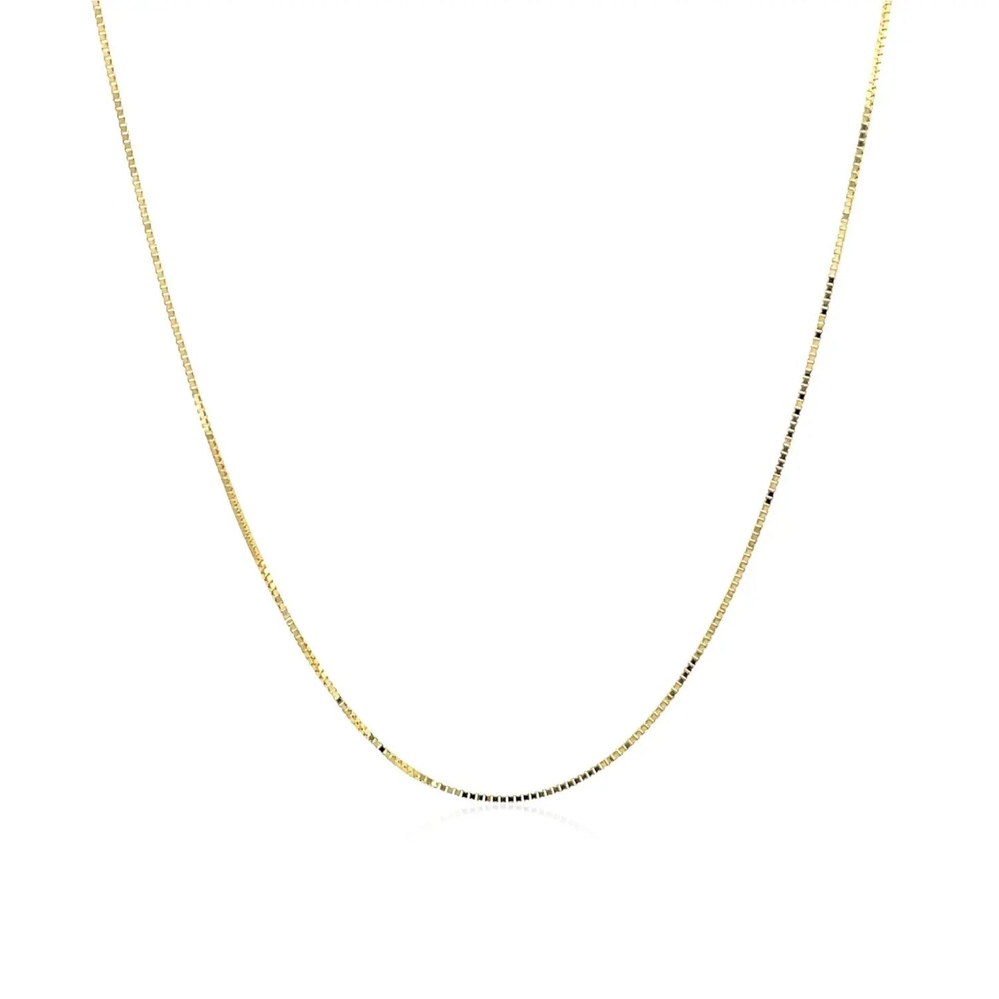 10k Yellow Gold Classic Box Chain (0.45 mm)Monde Trend