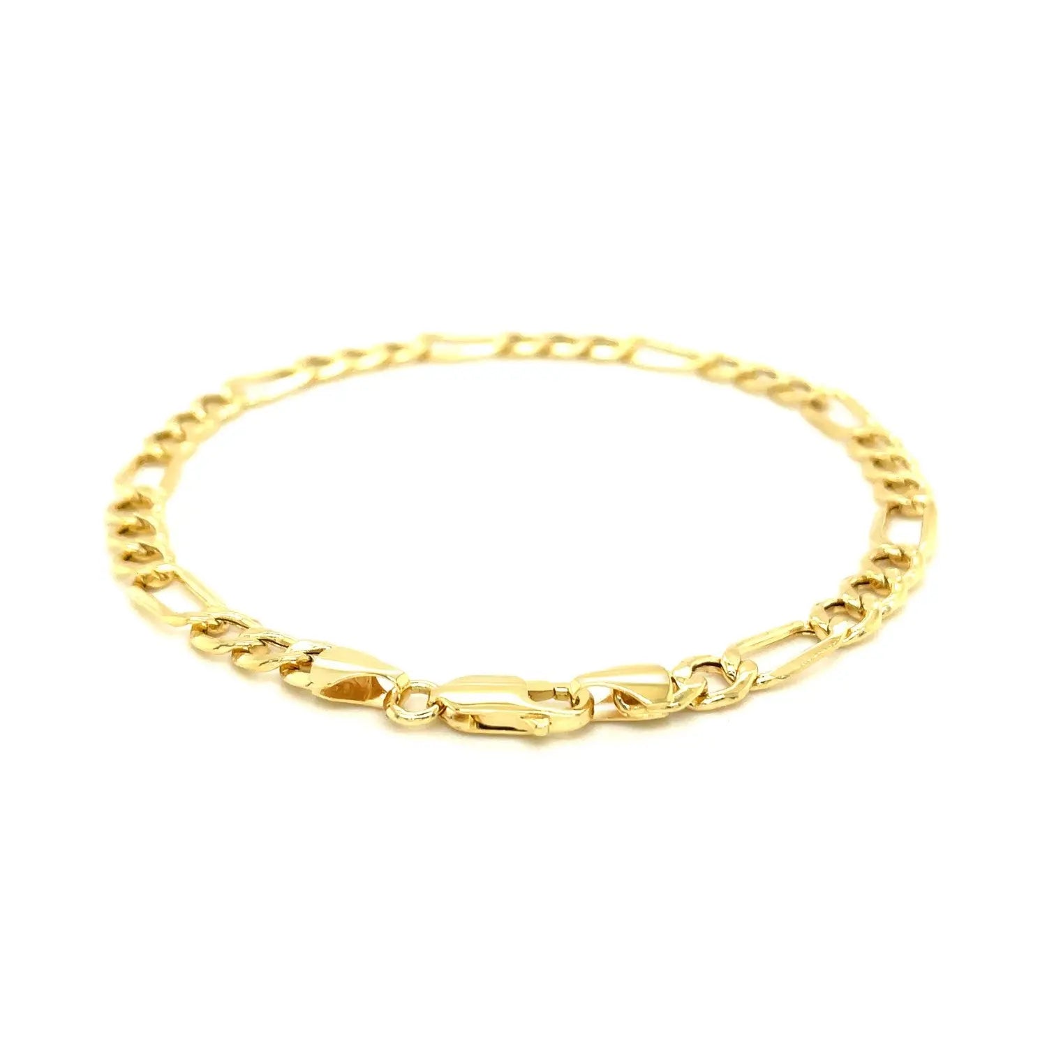 14k Yellow Gold Lite Figaro Bracelet (5.60 mm) RCJ