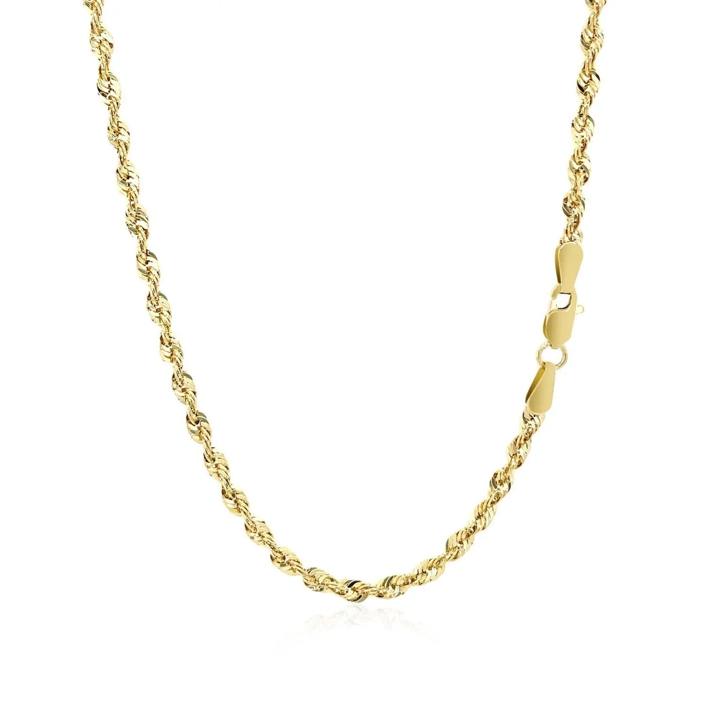 10K Yellow Gold Lite Rope Chain (2.50 mm)Monde Trend