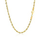 10k Yellow Gold Solid Diamond Cut Rope Chain (3.00 mm)Monde Trend