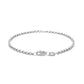 14k White Gold Rolo Bracelet  (2.50 mm) RCJ