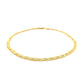 3.5mm 14k Yellow Braided Foxtail Anklet RCJ