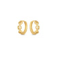 14k Yellow Gold Oval Mariner Huggies RCJ