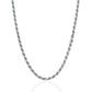 Sterling Silver Diamond Cut Rope Style Chain (3.60 mm) RCJ