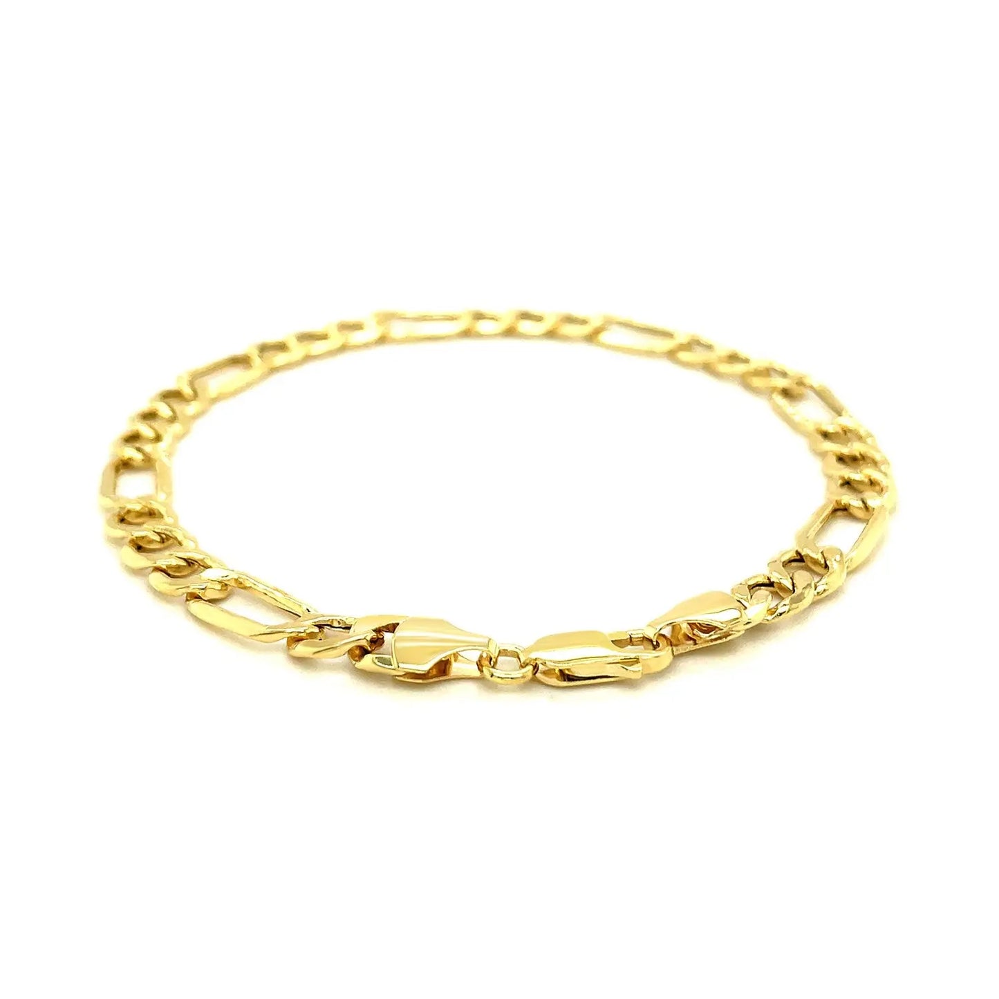 14k Yellow Gold Lite Figaro Bracelet (6.60 mm) RCJ