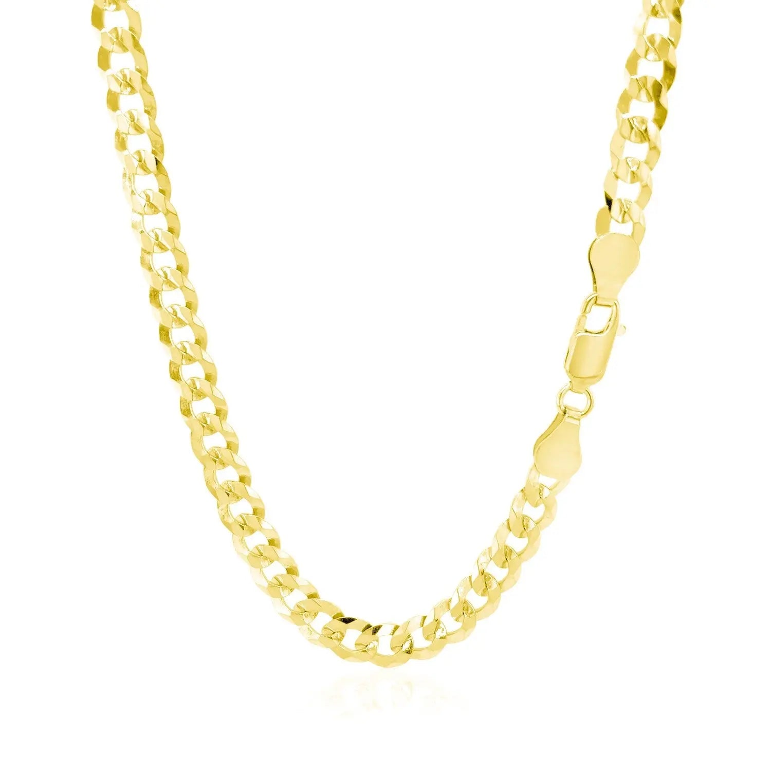 10k Yellow Gold Curb Chain (5.70 mm)Monde Trend