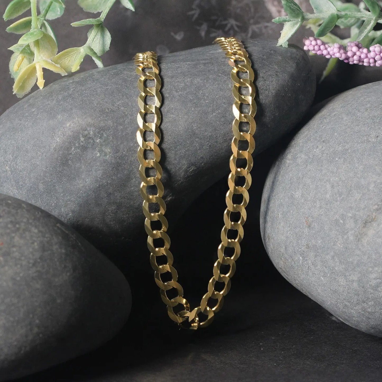 10k Yellow Gold Curb Chain (5.70 mm)Monde Trend