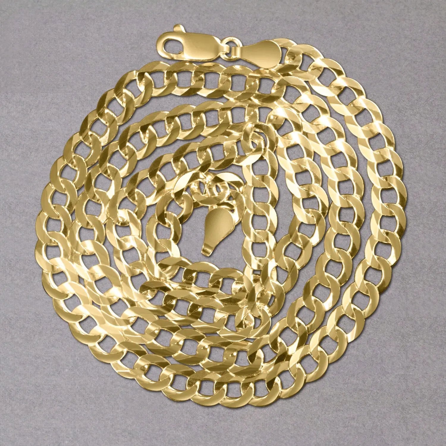 10k Yellow Gold Curb Chain (5.70 mm)Monde Trend