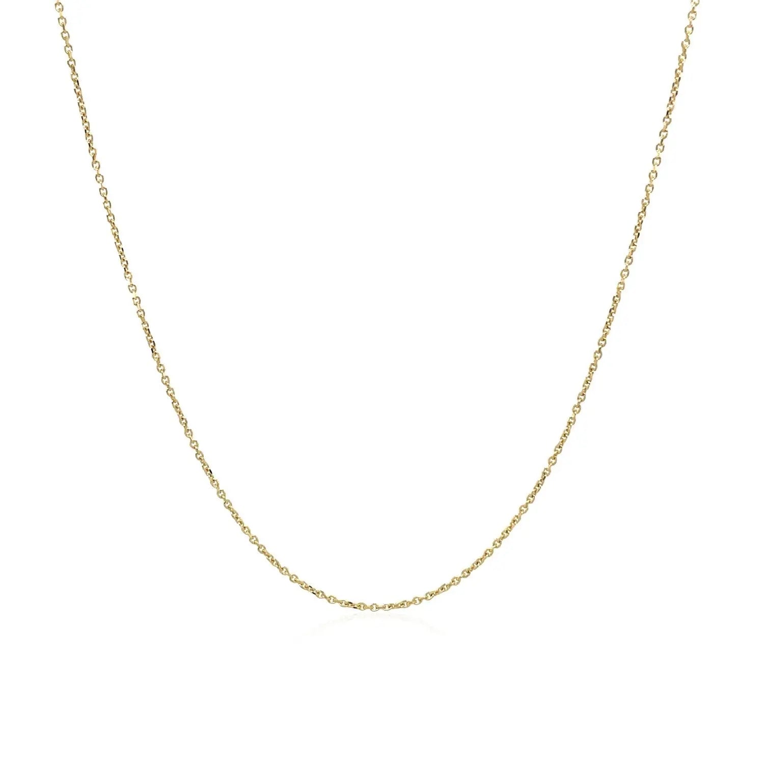 10k Yellow Gold Cable Link Chain (0.50 mm)Monde Trend