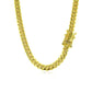 4.0mm 14k Yellow Gold Classic Solid Miami Cuban Chain RCJ