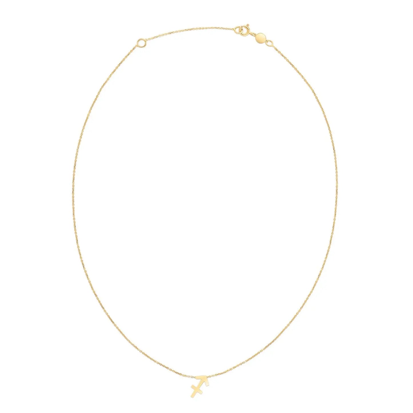 14K Yellow Gold Sagittarius Necklace RCJ