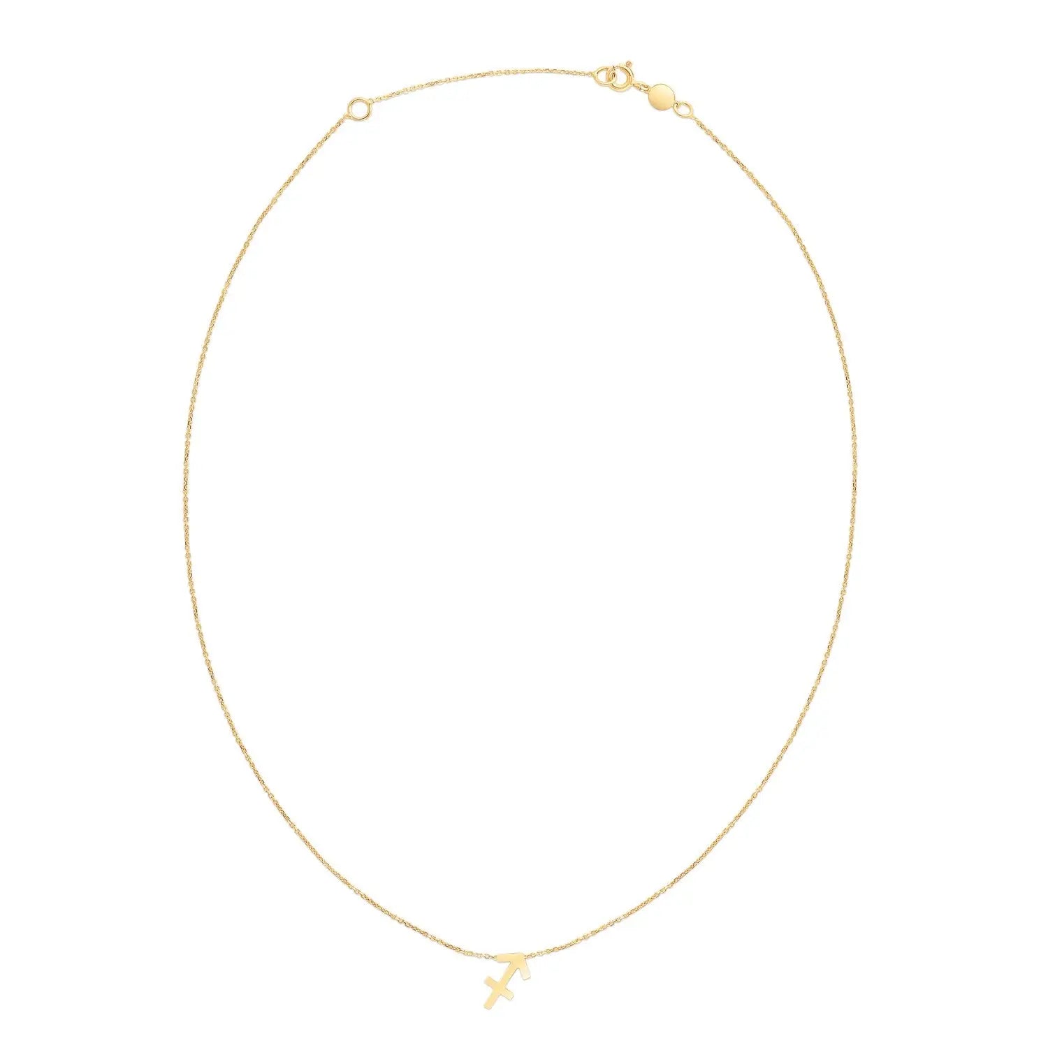 14K Yellow Gold Sagittarius Necklace RCJ