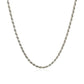 Sterling Silver 1.8mm Diamond Cut Rope Style Chain RCJ