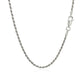 Sterling Silver 1.8mm Diamond Cut Rope Style Chain RCJ