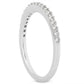 14k White Gold Slim Profile Diamond Micro Prong Diamond Wedding Ring Band RCJ