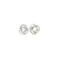 Polished Open Love Knot Earrings in Sterling Silver RCJ