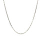 Sterling Silver Rhodium Plated Cable Chain (1.50 mm) RCJ