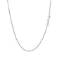 18k White Gold Cable Chain (1.10 mm) RCJ