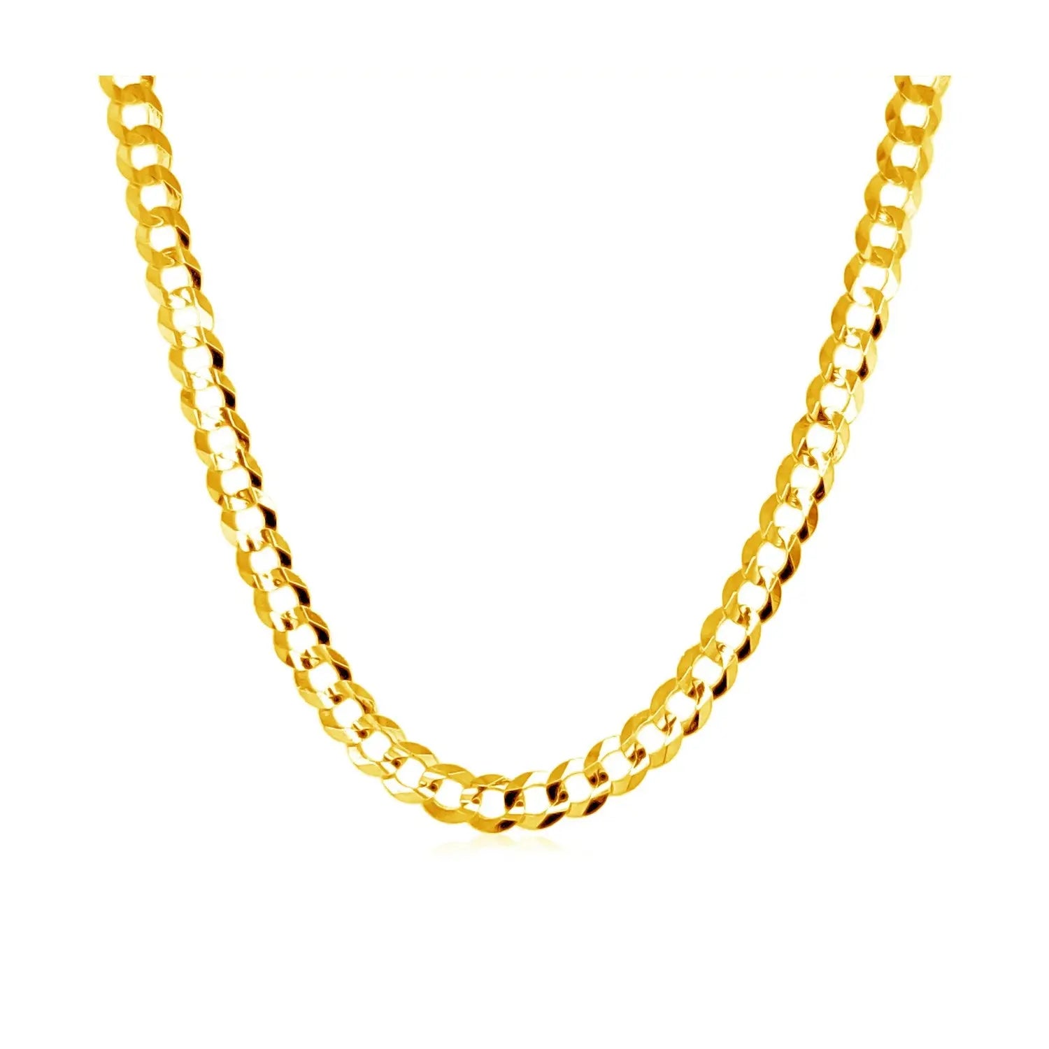 10k Yellow Gold Curb Chain (3.60 mm)Monde Trend