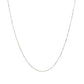 10k White Gold Classic Box Chain (0.45 mm)Monde Trend