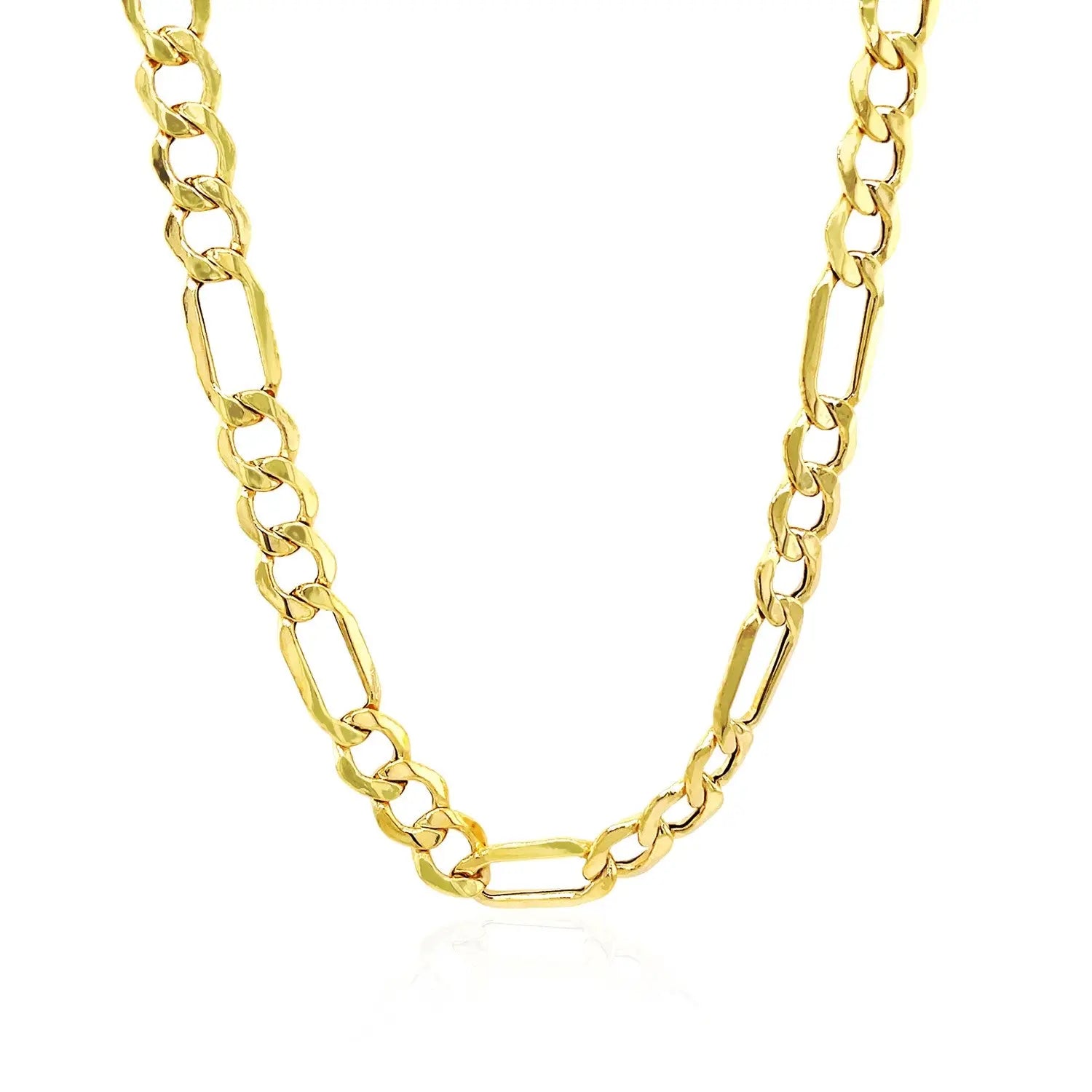 10k Yellow Gold Lite Figaro Chain (6.60 mm)Monde Trend