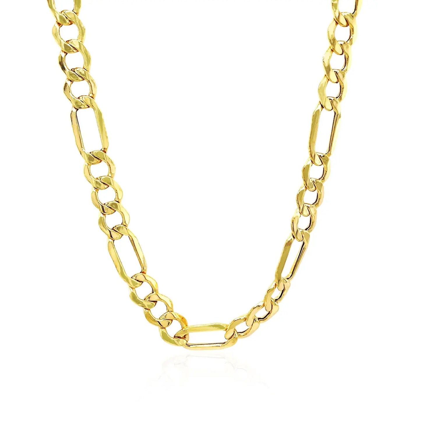 10k Yellow Gold Lite Figaro Chain (6.60 mm)Monde Trend