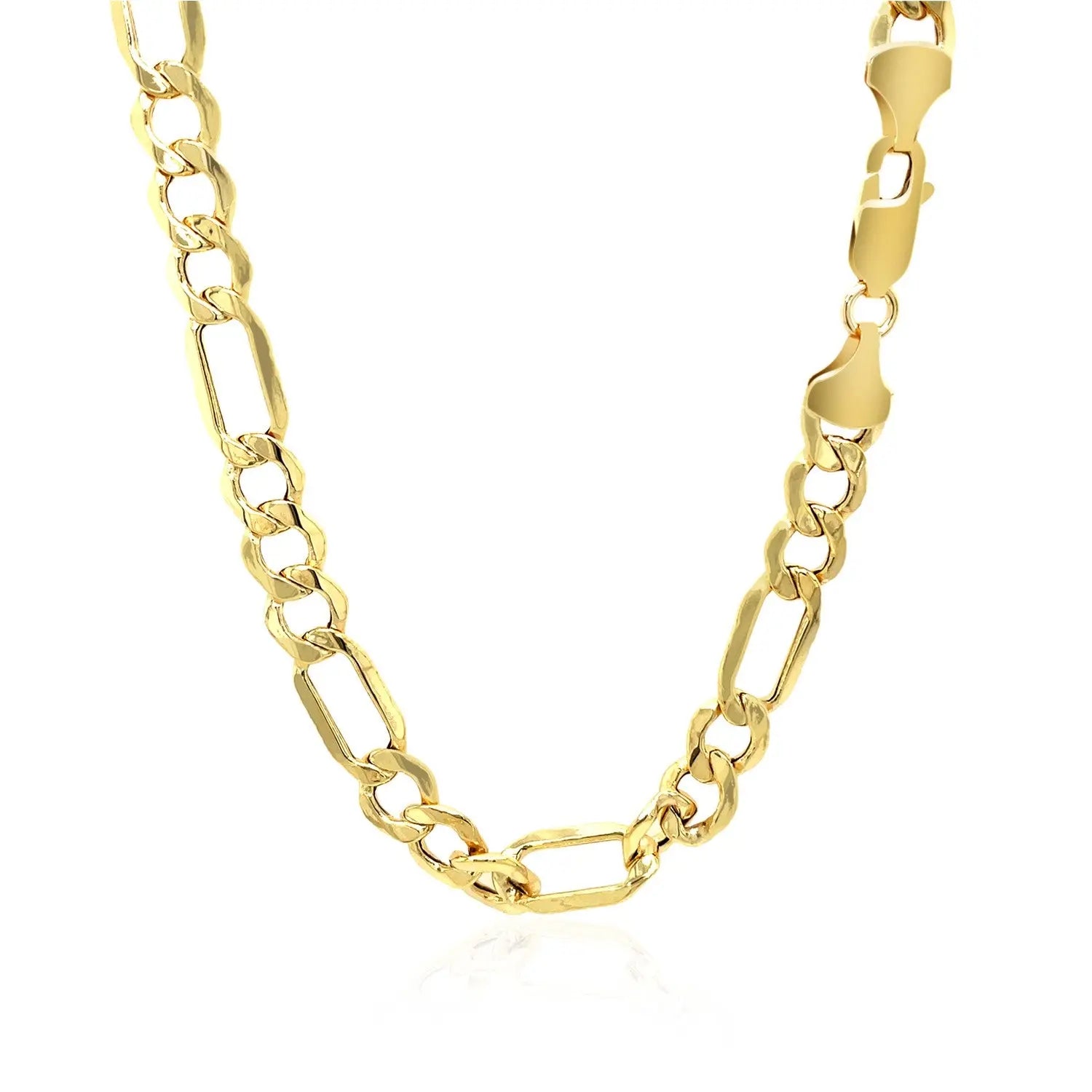 10k Yellow Gold Lite Figaro Chain (6.60 mm)Monde Trend