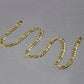 10K Yellow Gold Solid Figaro Chain (5.30 mm)Monde Trend