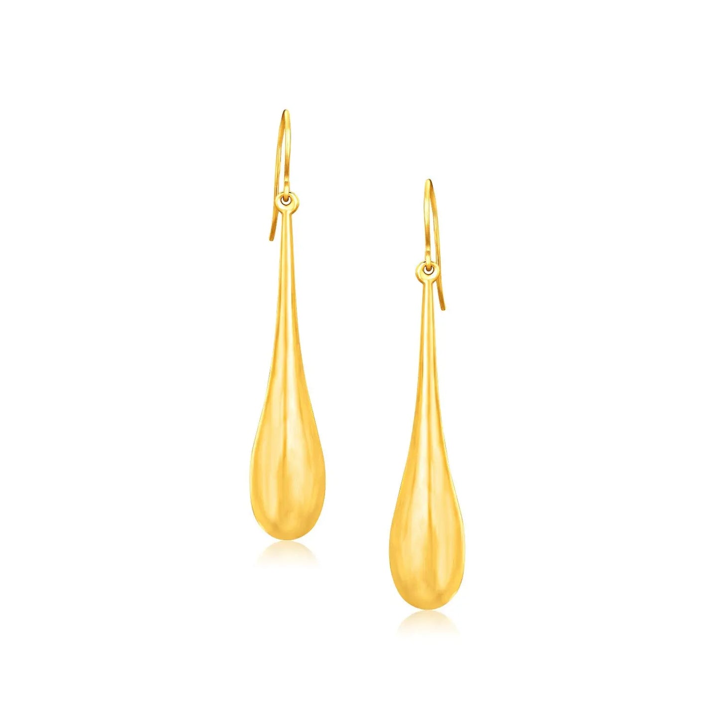 14k Yellow Gold Dramatic Drop Earrings RCJ