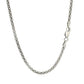 Rhodium Plated 2.5mm Sterling Silver Popcorn Style Chain (2.50 mm) RCJ