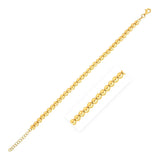 14k Yellow Gold Bead Bracelet  (5.00 mm) RCJ