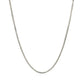 Sterling Silver Rhodium Plated Box Chain (1.30 mm) RCJ