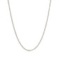 14k White Gold Diamond Cut Cable Link Chain (1.50 mm)Monde Trend