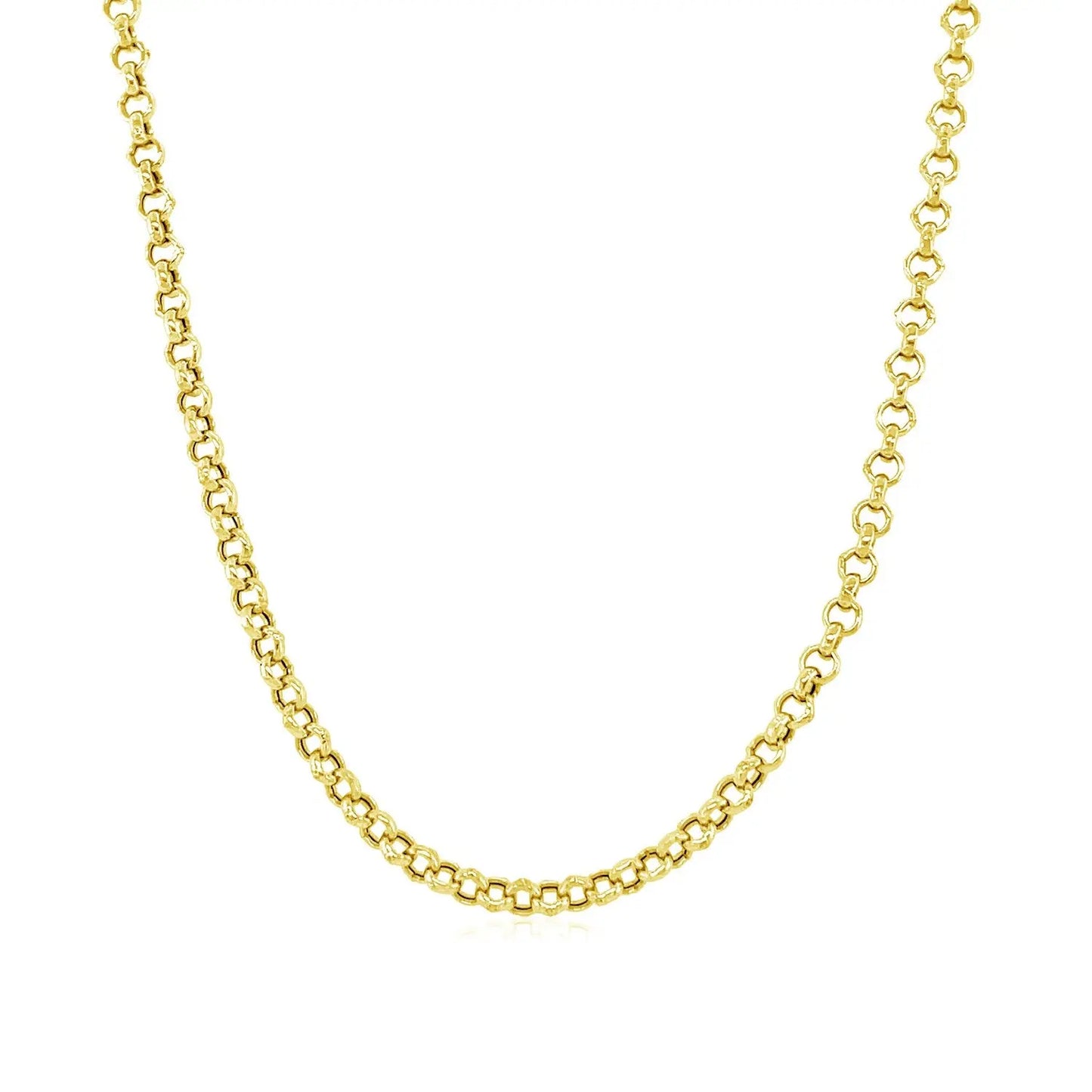 10k Yellow Gold Rolo Chain (2.40 mm)Monde Trend