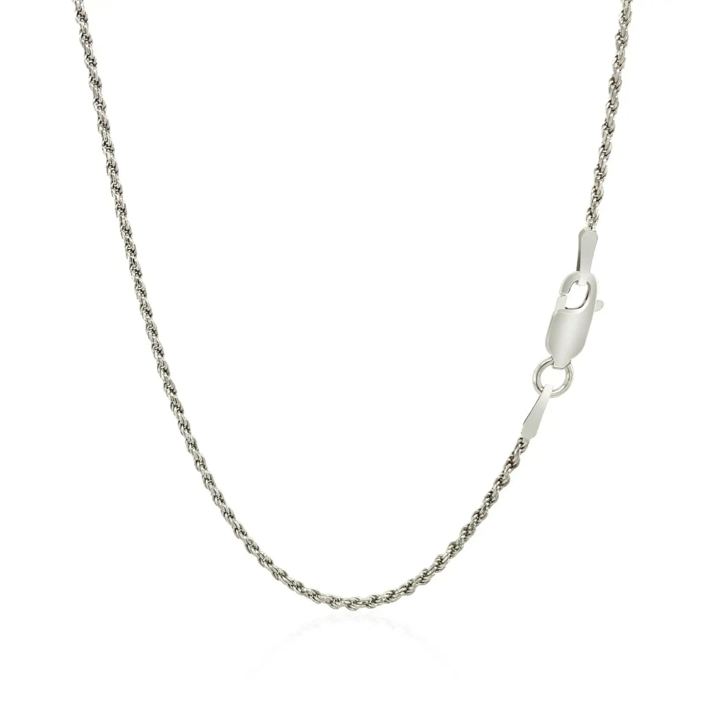 Sterling Silver Diamond Cut Rope Style Chain (1.40 mm) RCJ