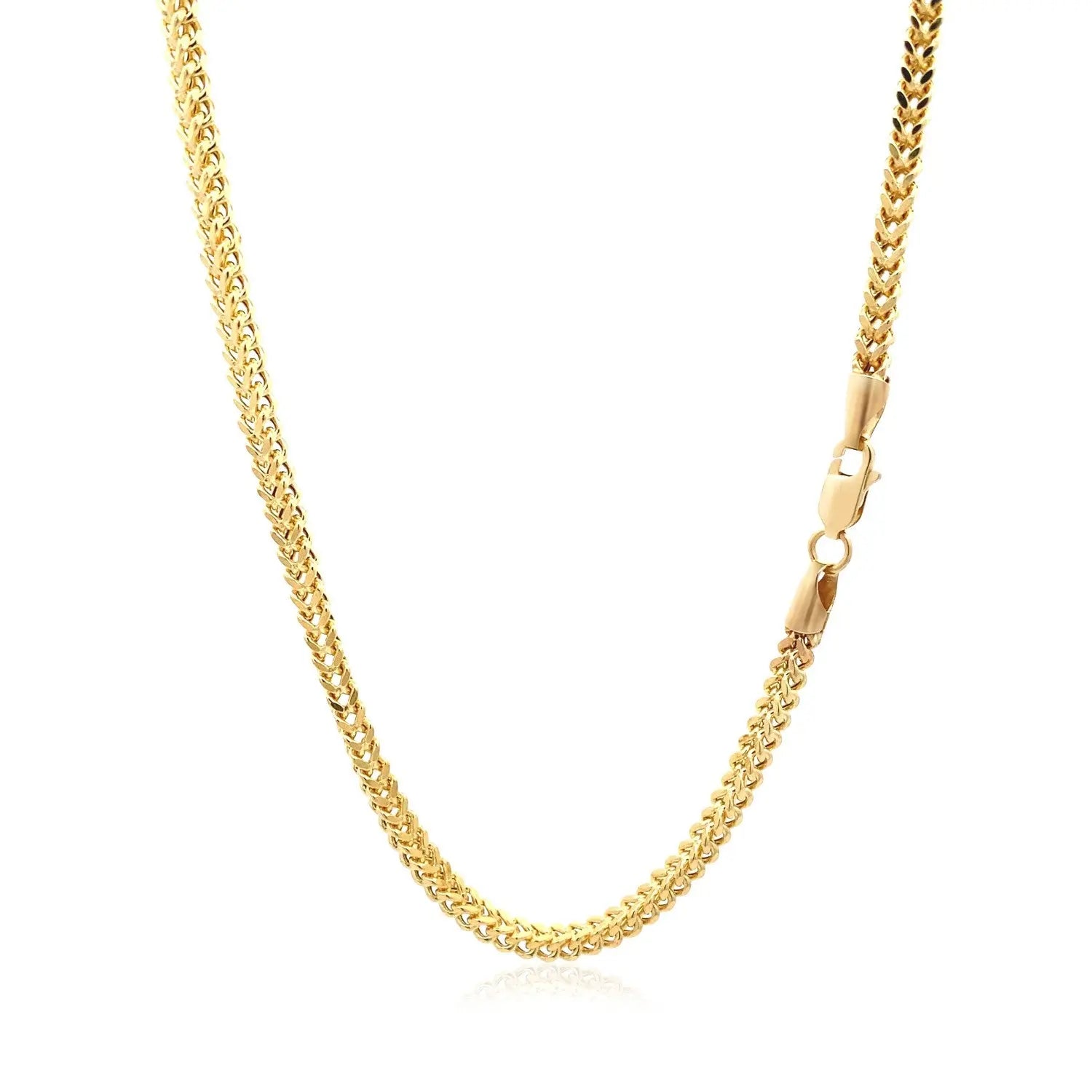 14k Yellow Gold Light Weight Wheat Chain (3.20 mm) RCJ