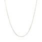 10k White Gold Classic Box Chain (0.60 mm)Monde Trend