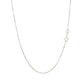 10k White Gold Classic Box Chain (0.60 mm)Monde Trend