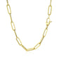 10K Yellow Gold Lite Paperclip Chain (4.20 mm)Monde Trend