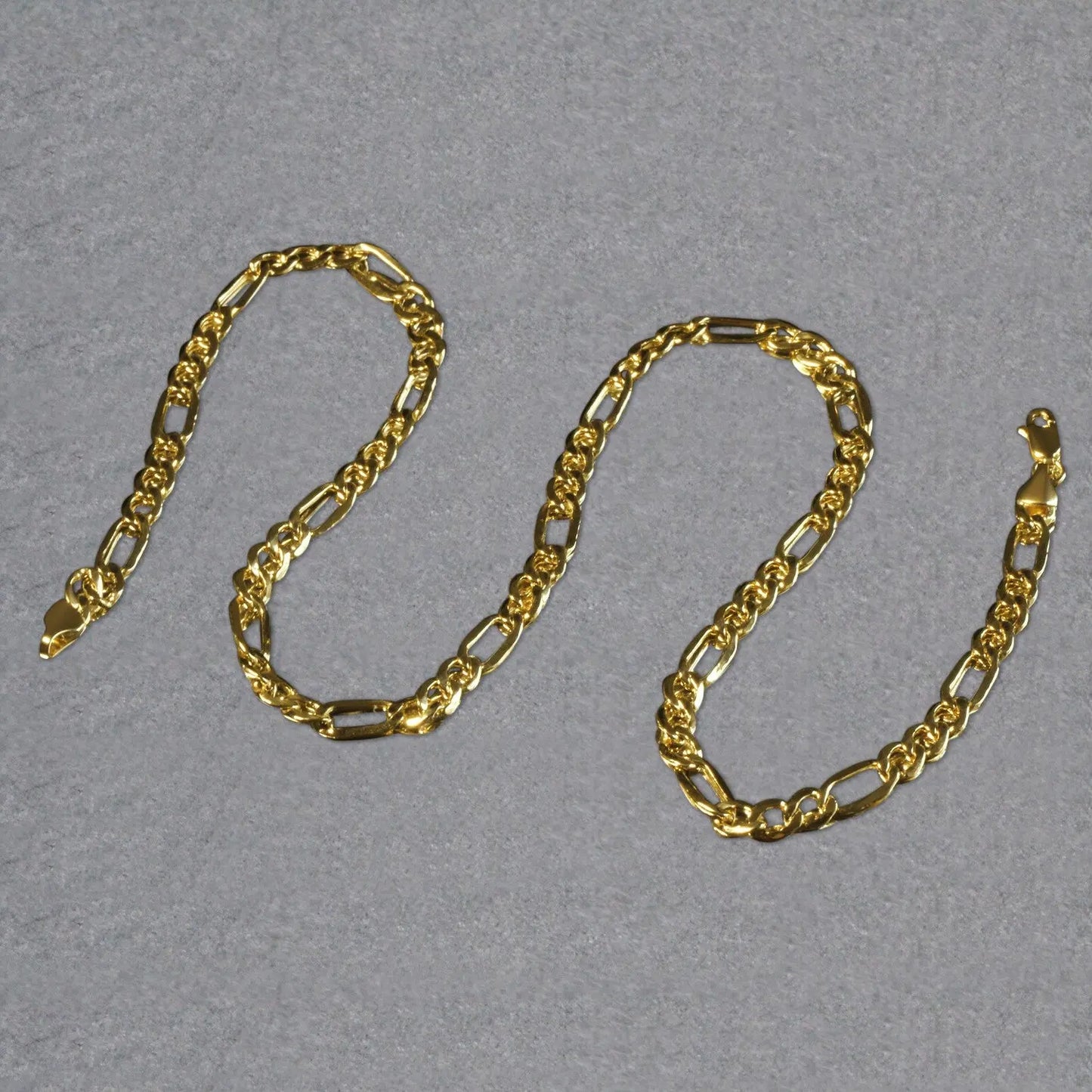 10k Yellow Gold Lite Figaro Chain (5.60 mm)Monde Trend