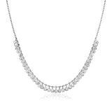 Sterling Silver 16 inch Necklace with Textured Beads RCJ