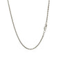 Sterling Silver Rhodium Plated Wheat Chain (1.50 mm) RCJ