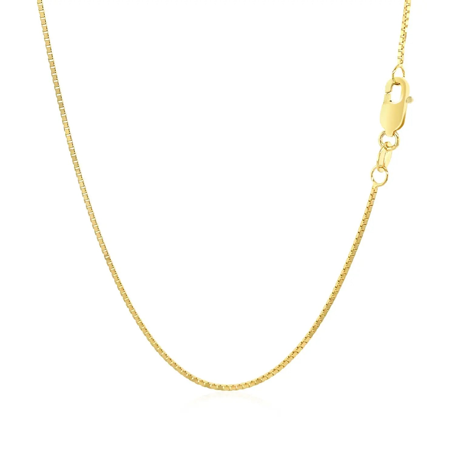 10k Yellow Gold Classic Box Chain (0.78 mm)Monde Trend