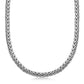 Oxidized Sterling Silver Wheat Style Chain Men's Necklace RCJ