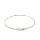 14k White Gold Solid Diamond Cut Rope Bracelet (1.80 mm) RCJ