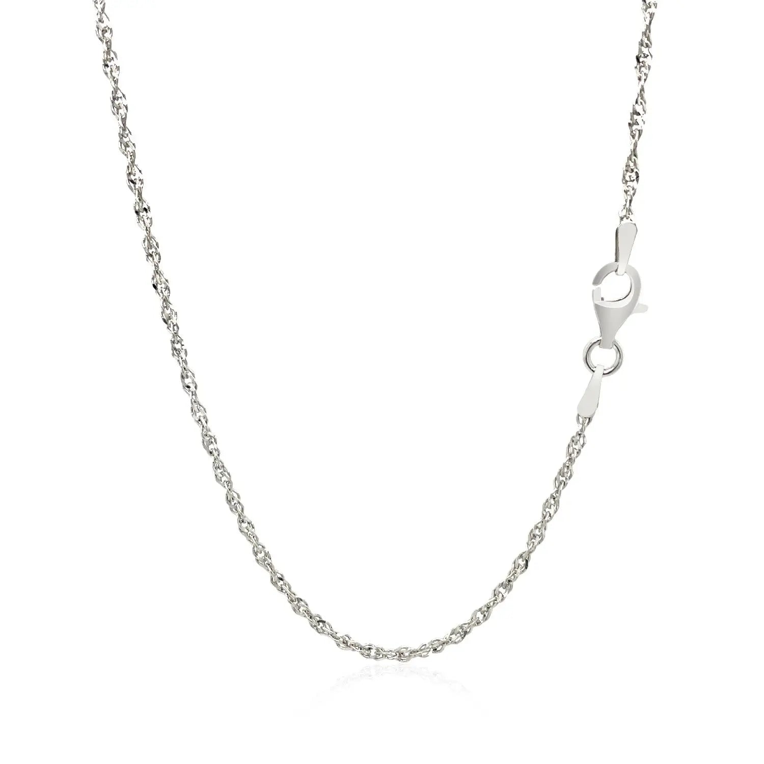 Sterling Silver Singapore Style Chain (1.80 mm) RCJ